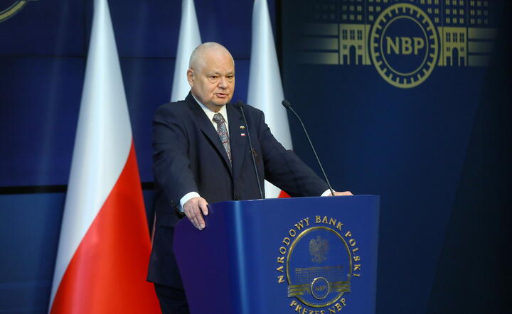 prezes NBP Adam Glapiński / autor: PAP/Rafał Guz