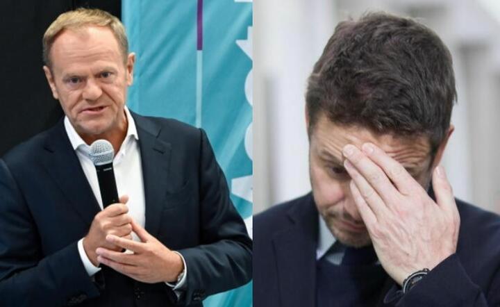 Donald Tusk, Rafał Trzaskowski / autor: PAP, Fratria