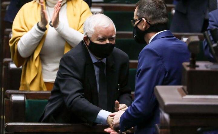 Premier Mateusz Morawiecki i prezes PiS Jarosław Kaczyński / autor: fot. Facebook