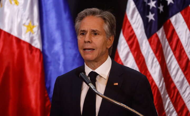 Szef amerykańskiej dyplomacji Antony Blinken / autor: ROLEX DELA PENA/EPA/PAP