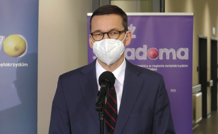 premier Mateusz Morawiecki w Świętokrzyskim Centrum Onkologii / autor: Facebook