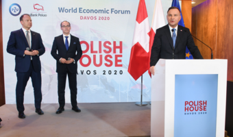 Andrzej Duda otworzył Dom Polski w Davos