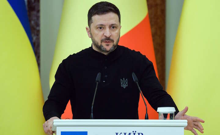 Prezydent Ukrainy Wołodymyr Zełenski  / autor: PAP