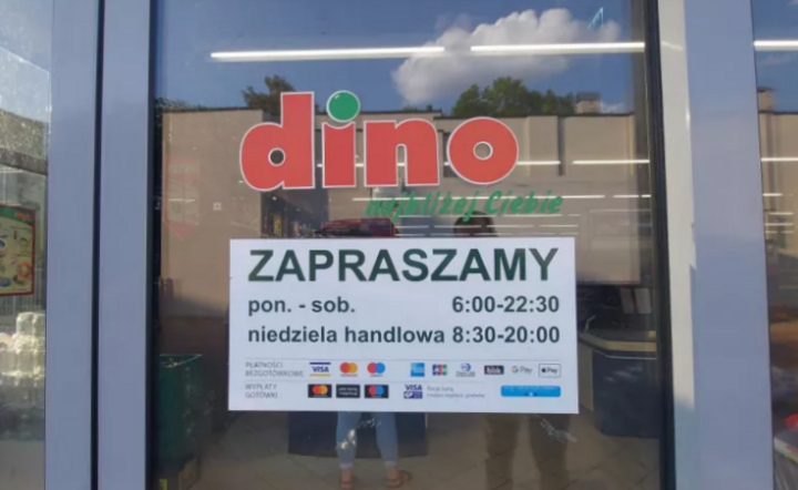 Sklep sieci Dino w Suchedniowie, woj. świętokrzyskie (zdjęcie ilustracyjne) / autor: GS