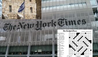 Ukryty przekaz? NYT z krzyżówką w swastykę. Afera w Izraelu