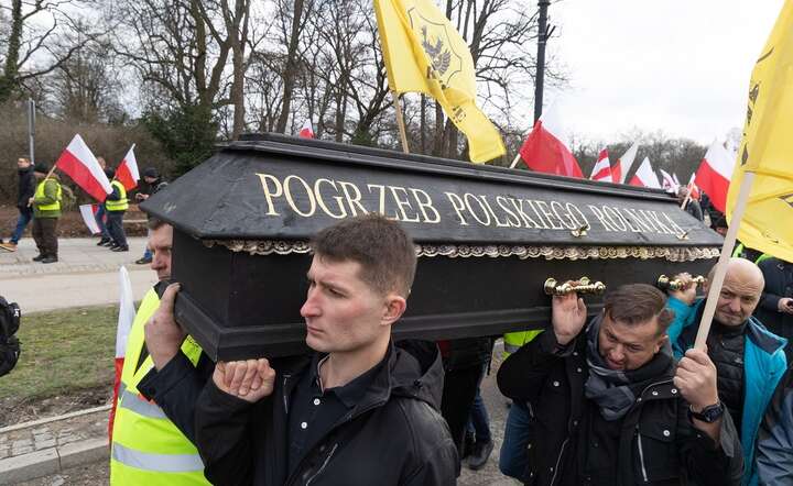 Manifestacja rolników w Warszawie, 6 marca 2024 r.  / autor: Fratria / Andrzej Wiktor