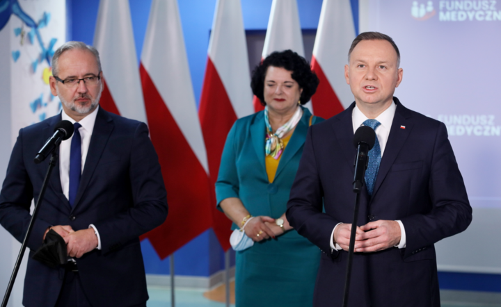 KATOWICE BRIEFING Z UDZ. PREZYDENTA ANDTRZEJA DUDY / autor: PAP/Tomasz Wiktor