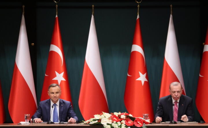TURCJA ANKARA WIZYTA PREZYDENTA RP ANDRZEJA DUDY / autor: PAP/Leszek Szymański