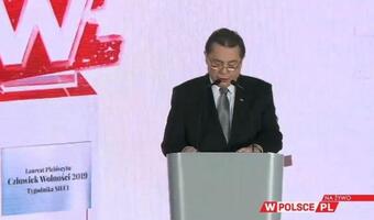 Trwa  Gala Człowiek Wolności 2019 tygodnika „Sieci”