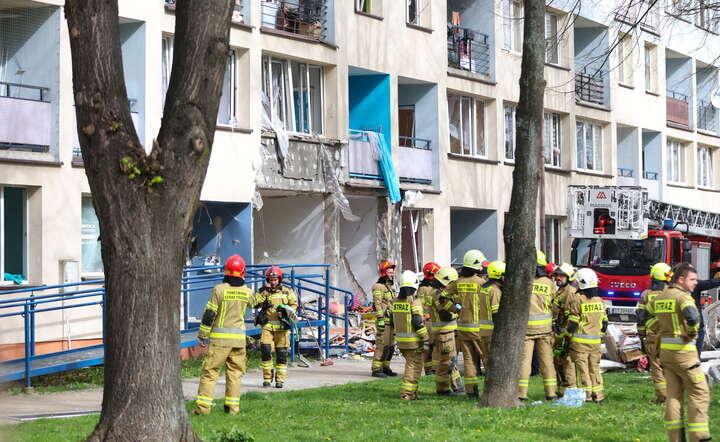 Na miejsce przybyli strażacy z PSP i OSP  / autor: Fot. PAP/Michał Meissner