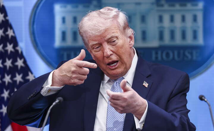 Prezydent Donald Trump / autor: PAP