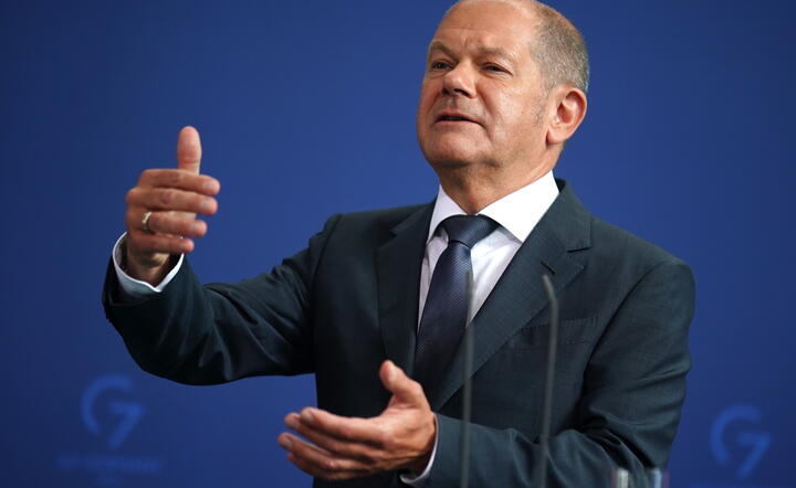 Kanclerz Niemiec Olaf Scholz / autor: PAP/EPA/CLEMENS BILAN
