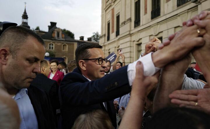 Mateusz Morawiecki w Pszczynie / autor: PAP