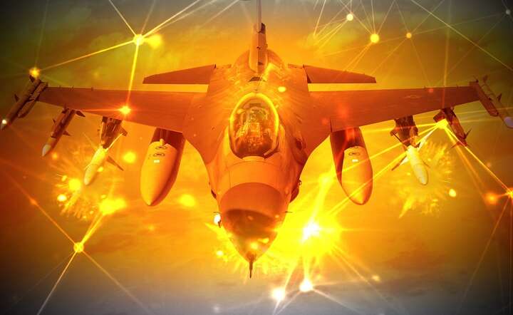 Myśliwiec F-16 na współczesnym polu walki powinien być częścią systemu użycia broni / autor: Pixabay