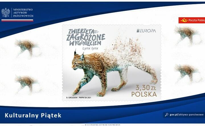 polski znaczek wygrał konkurs EUROPA 2021 / autor: Ministerstwo Aktywów państwowych/Tt