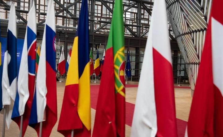 Flagi państw Unii Europejskiej  / autor: PAP/Leszek Szymański 