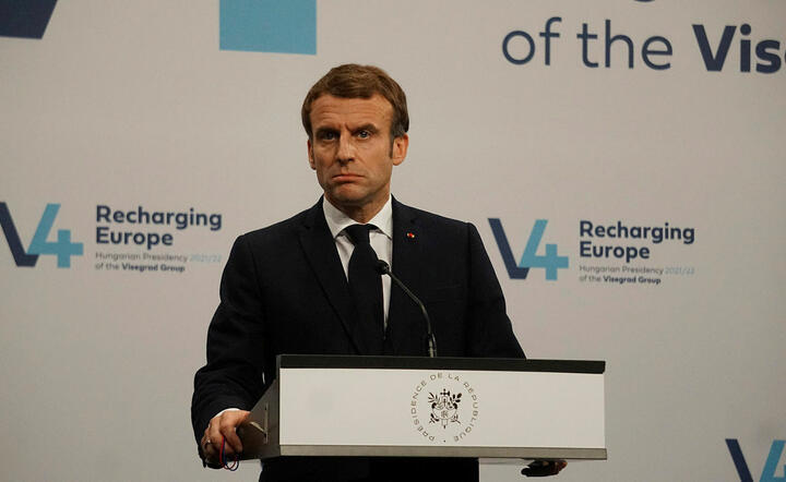 Prezydent Francji Emmanuel Macron / autor: Fratria