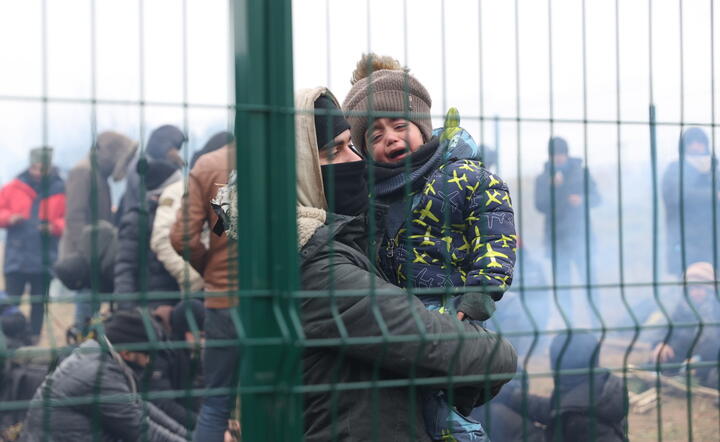 migracja, Kuźnica / autor: EPA/PAP