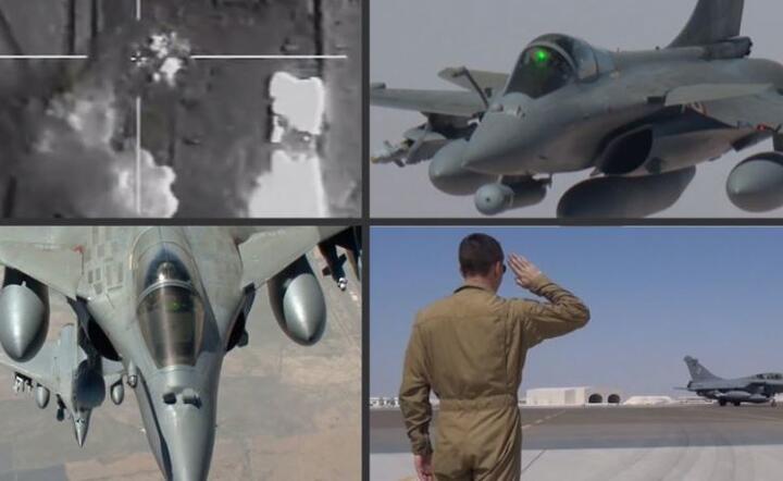 Francuskie myśliwce Rafale w akcji  / autor: tvp.info