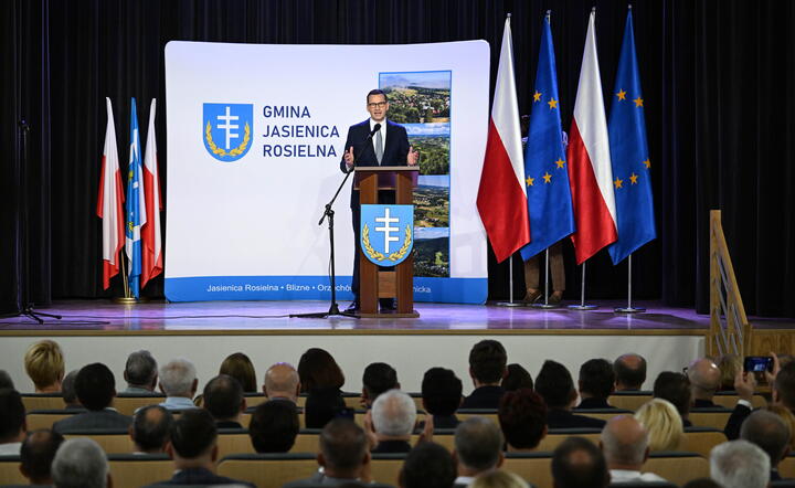 Mateusz Morawiecki w Jasienicy Rosielnej / autor: PAP