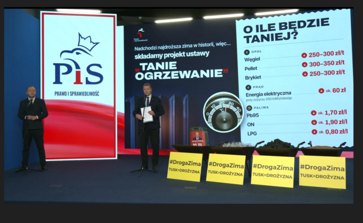 Expensive energy? PiS puts "Cheap heating" on the table