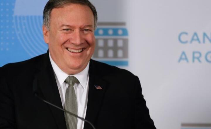 Mike Pompeo / autor: PAP/EPA/Juan Ignacio Roncoroni