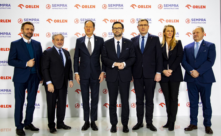 Sempra i Orlen / autor: Twitter/Daniel Obajtek
