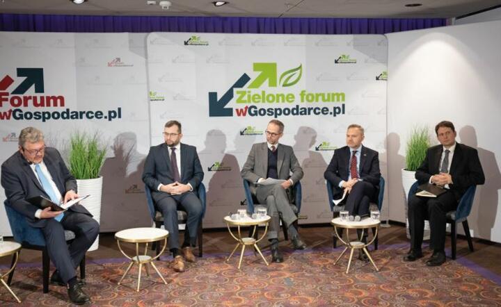 Debata podczas Zielonego Forum wGospodarce / autor: Fratria
