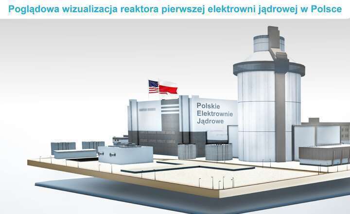 Wizualizacja pierwszej polskiej elektrowni atomowej w Choczewie / autor: materiały prasowe PEJ