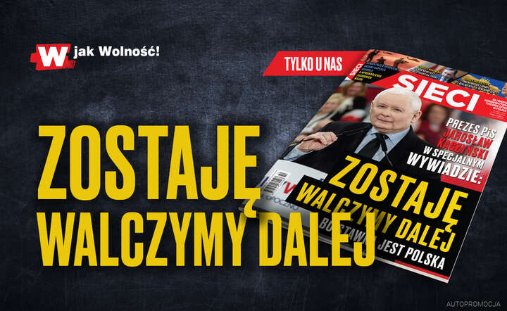 Okładka tygodnika Sieci / autor: Fratria