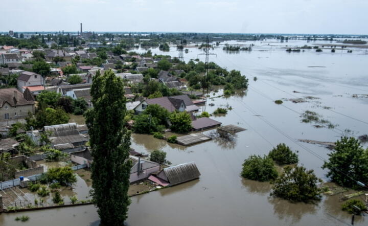 Chersoń pod wodą / autor: PAP/EPA/GEORGE IVANCHENKO