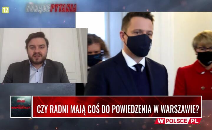 Michał Szpądrowski, radny m. st. Warszawy  / autor: Fratria