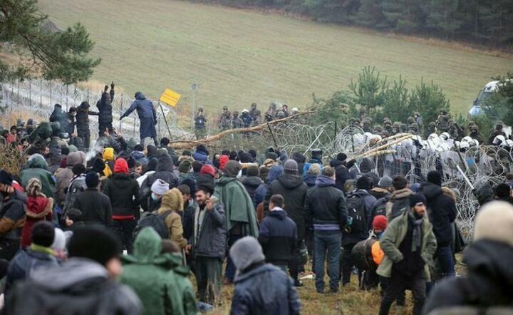 napór na granicę / autor: Wiktor Kos/Tt