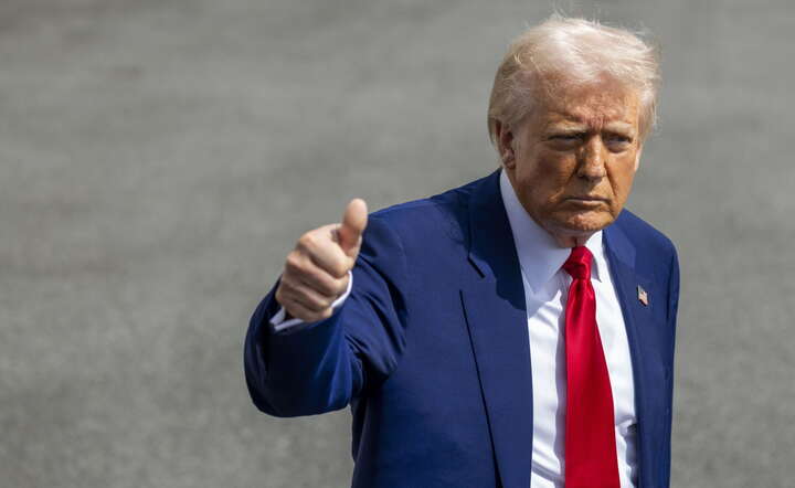 Prezydent USA Donald Trump zachęca potencjalnych inwestorów do wejścia na rynek amerykański / autor: PAP/EPA/SHAWN THEW