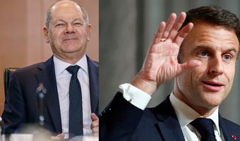 Media: Scholz i Macron rywalizują. "To katastrofa"