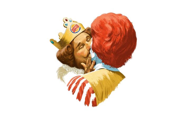 Akcja Burger Kinga i McDonald's / autor: Burger King Suomi - facebook.com/BurgerKingFI