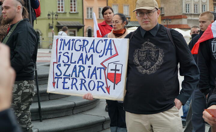Protest anty-imigracyjny - 2015 / autor: fot. Fratria