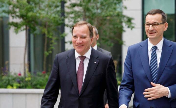 Premier Polski Mateusz Morawiecki i Premier Szwecji Stefan Löfven / autor: facebook.com/MorawieckiPL