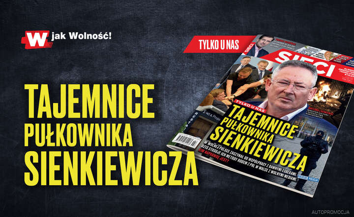 Okładka tygodnika Sieci / autor: Fratria