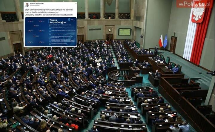Sejm  / autor: PAP/Rafał Guz/Twitter/Norbert Maliszewski 