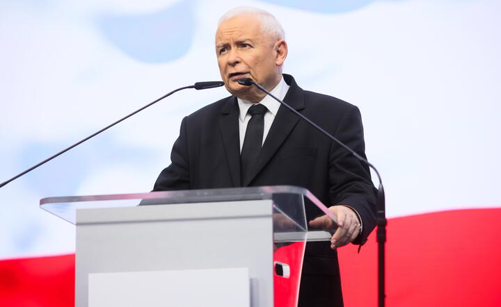 Prezes PiS Jarosław Kaczyński / autor: PAP