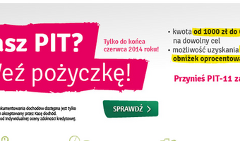 Masz PIT? Weź pożyczkę!