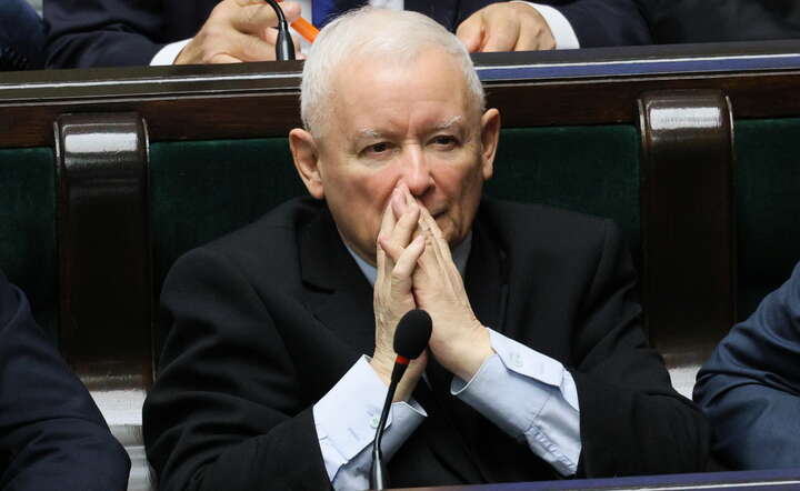Prezes PiS Jarosław Kaczyński / autor: PAP