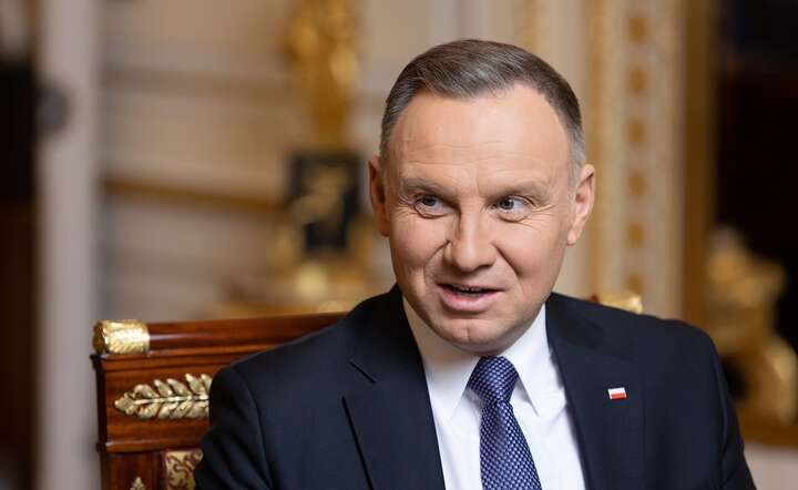 Prezydent Andrzej Duda: Donald Tusk i jego rząd realizują taką politykę, która z polskimi interesami nie ma nic wspólnego / autor: Fratria / Andrzej Wiktor