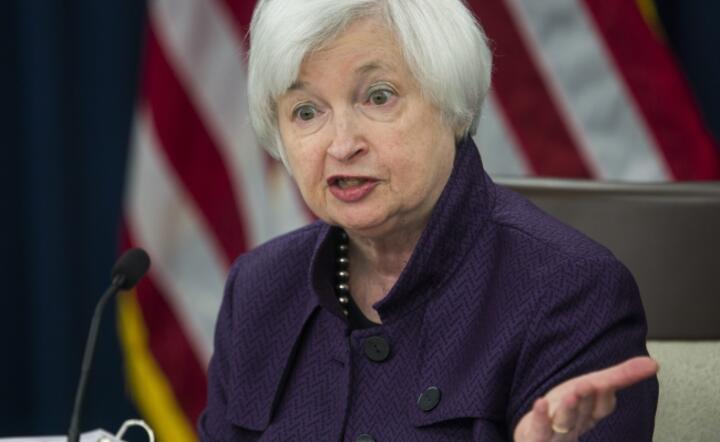 Prezes Fed Janet Yellen, fot. PAP/EPA/JIM LO SCALZO