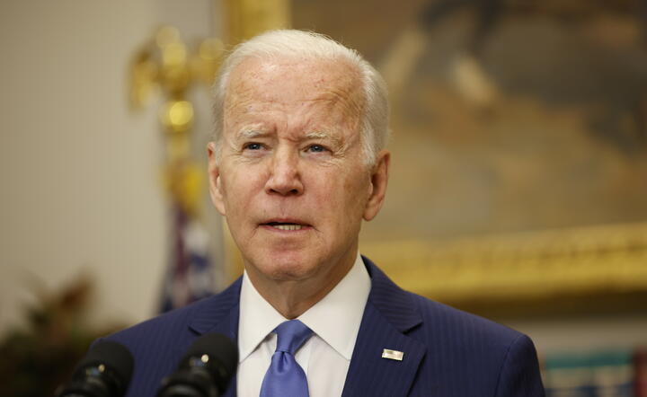 Prezydent USA Joe Biden / autor: PAP/EPA/Samuel Corum / POOL