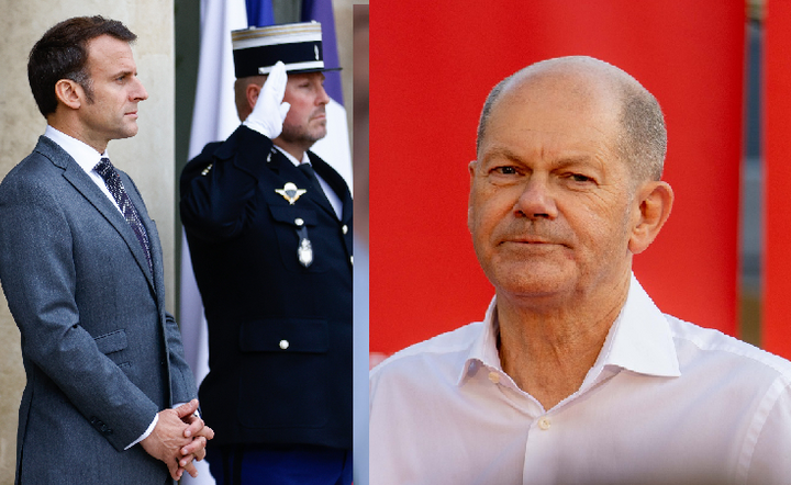 Kanclerz Niemiec Olaf Scholz i prezydent Francji Emmanuel Macron / autor: PAP/Pixabay