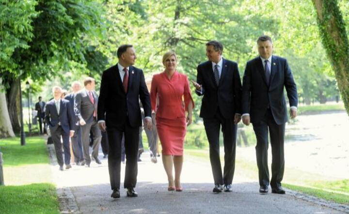 Andrzej Duda, Borut Pahor, Klaus Iohannis, Kolinda Grabar-Kitarović / autor: PAP/Piotr Nowak