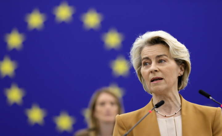 Ursula von der Leyen, szefowa Komisji Europejskiej / autor: PAP/EPA/RONALD WITTEK