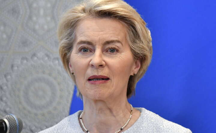 Szefowa Komisji Europejskiej Ursula von der Leyen / autor: PAP/EPA/STRINGER
